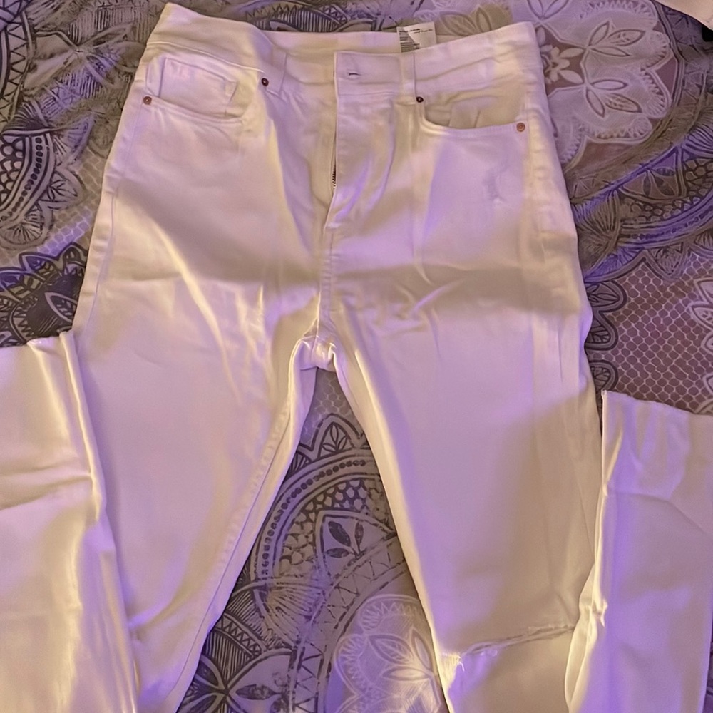 H&M White Skinny Jeans